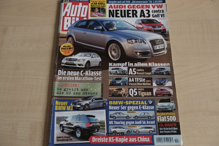 Deckblatt Auto Bild (12/2007)